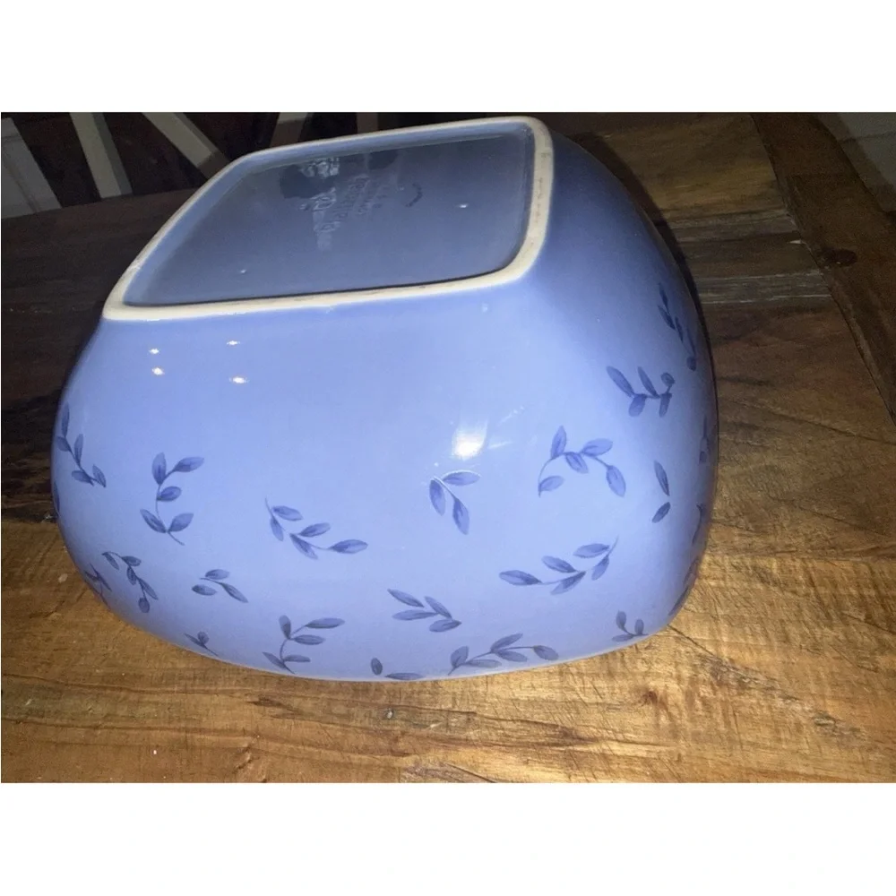 Pfaltzgraff Summer Breeze Salad Vegetable Serving Bowl-Square vintage